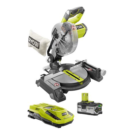 The very first difference anyone can notice is the size they show off. . Ryobi miter saw 7 1 4